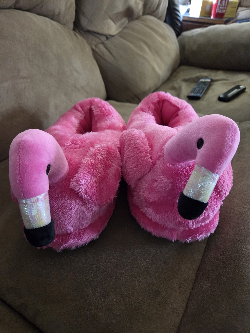 Flamingo Slippers (NWOT)
